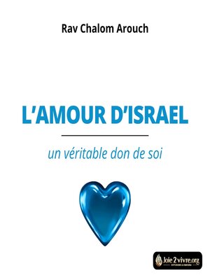 cover image of L'amour d'Israel